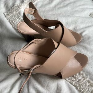 Kelly & Katie Nude Strappy Heels